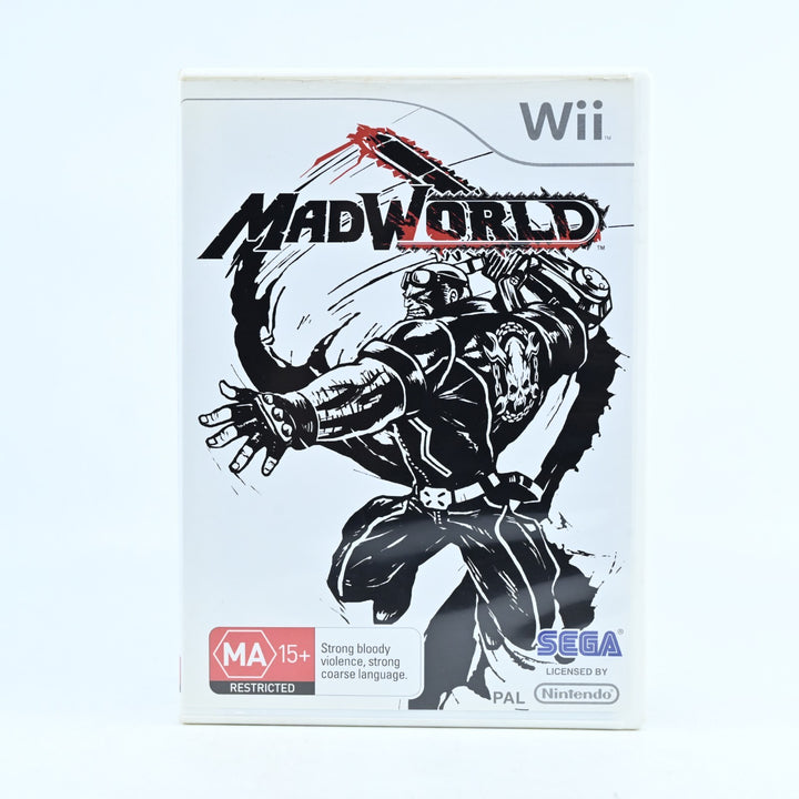 Mad World - Nintendo Wii Game + Manual - PAL - MINT DISC!