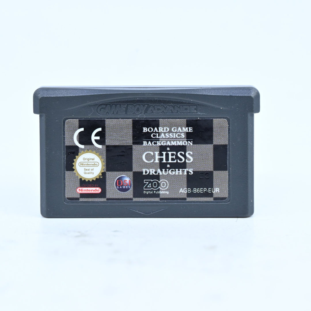 Board Game Classics: Backgammon & Chess & Draughts - GBA Boxed Game - PAL