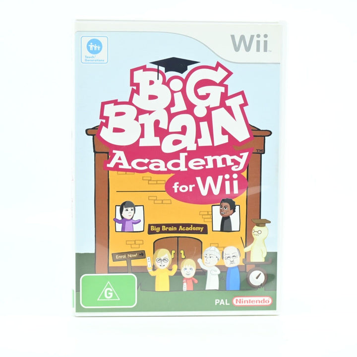 Big Brain Academy for Wii - Nintendo Wii Game + Manual - PAL - FREE POST!