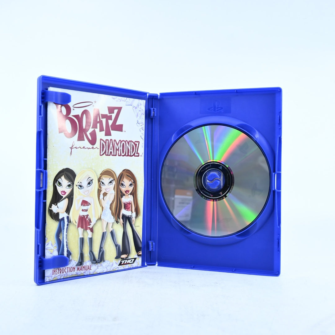 Bratz Forever Diamondz - Sony Playstation 2 / PS2 Game + Manual - PAL
