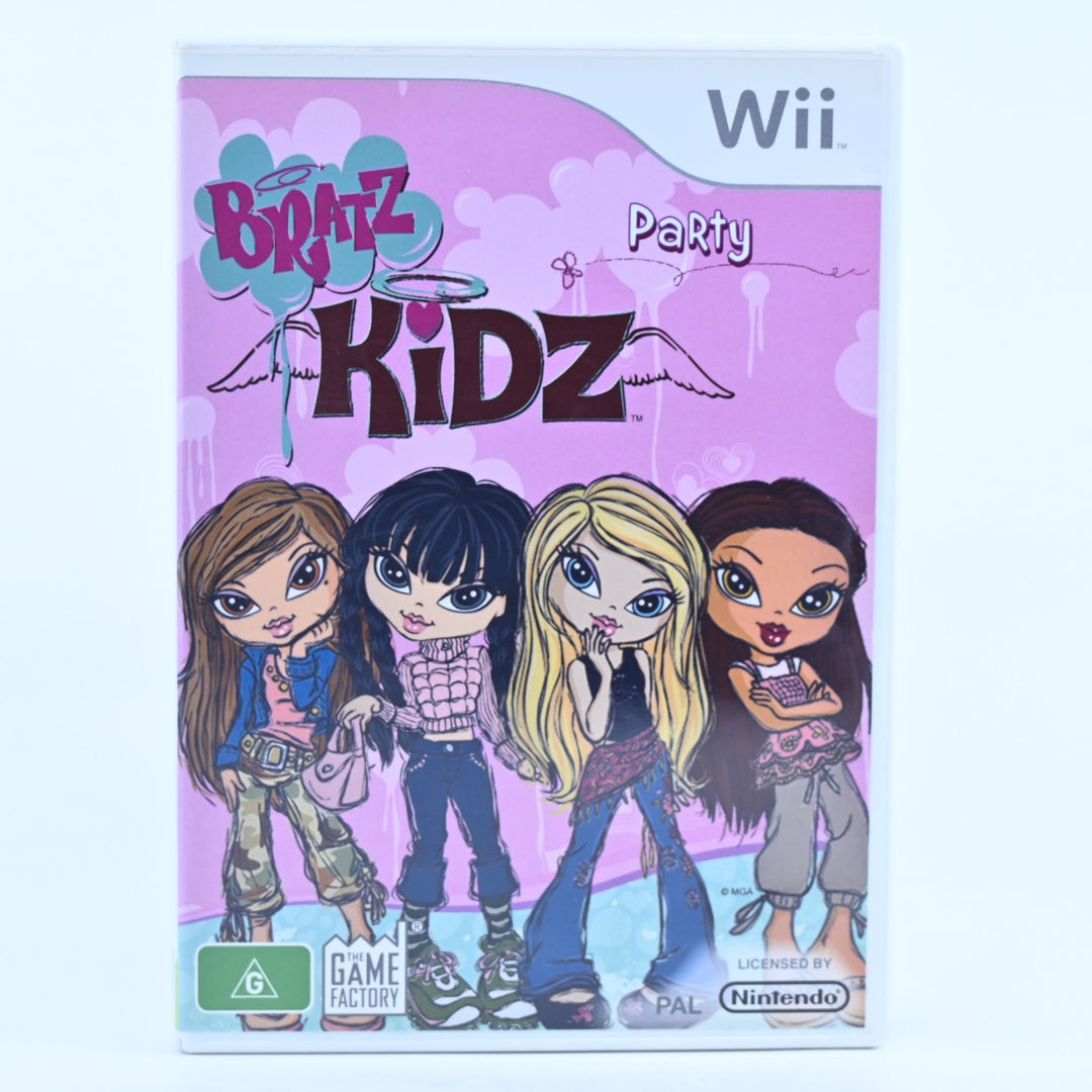 Bratz Kidz Party - Nintendo Wii Game + Manual - PAL - MINT DISC!