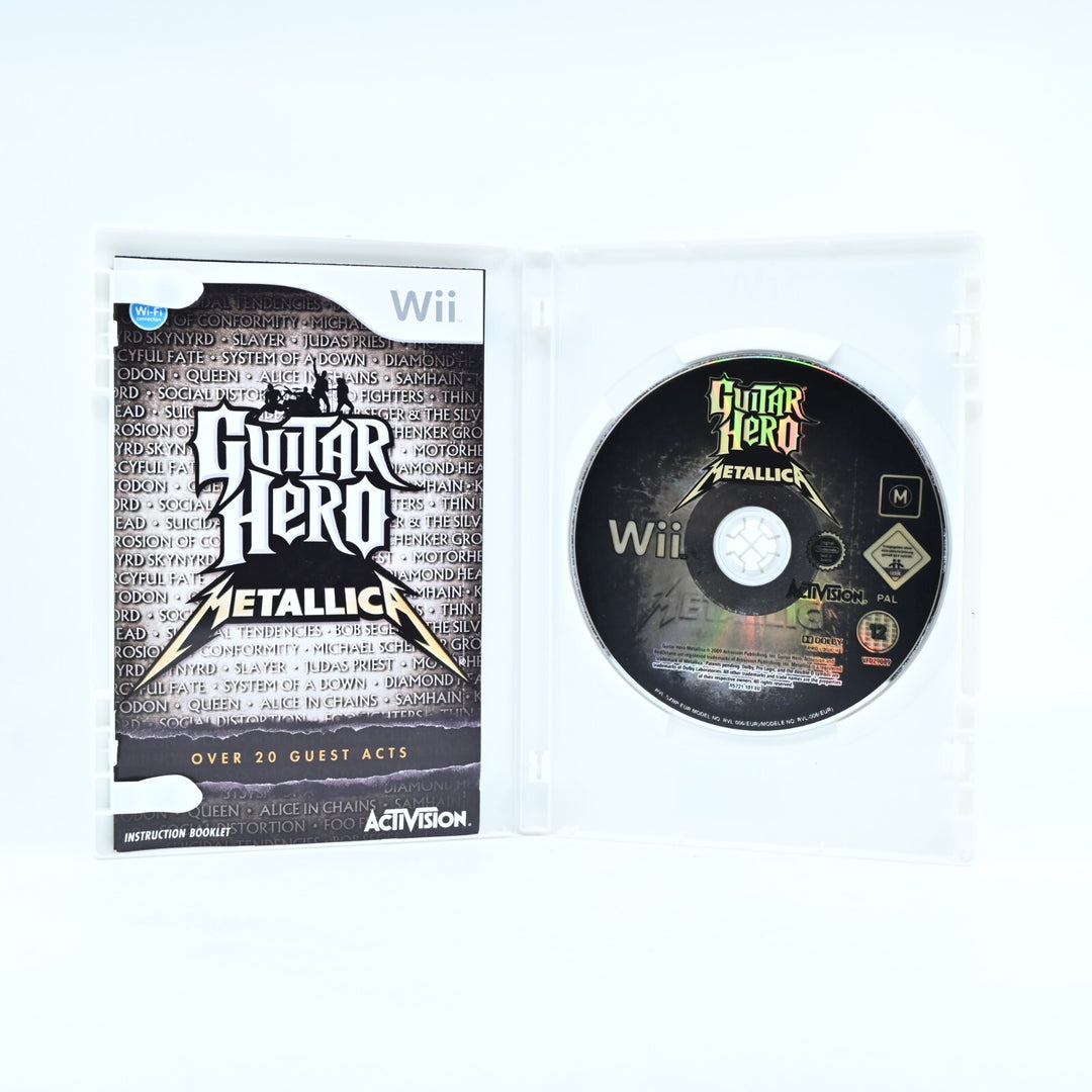 Guitar Hero Metallica - Nintendo Wii Game + Manual - PAL