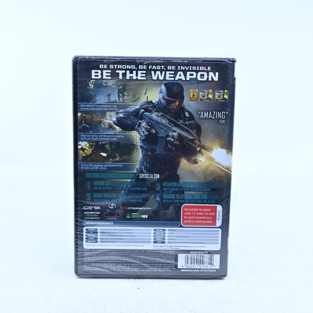 Crysis 2: Limited Edition - PC Game - SEALED!