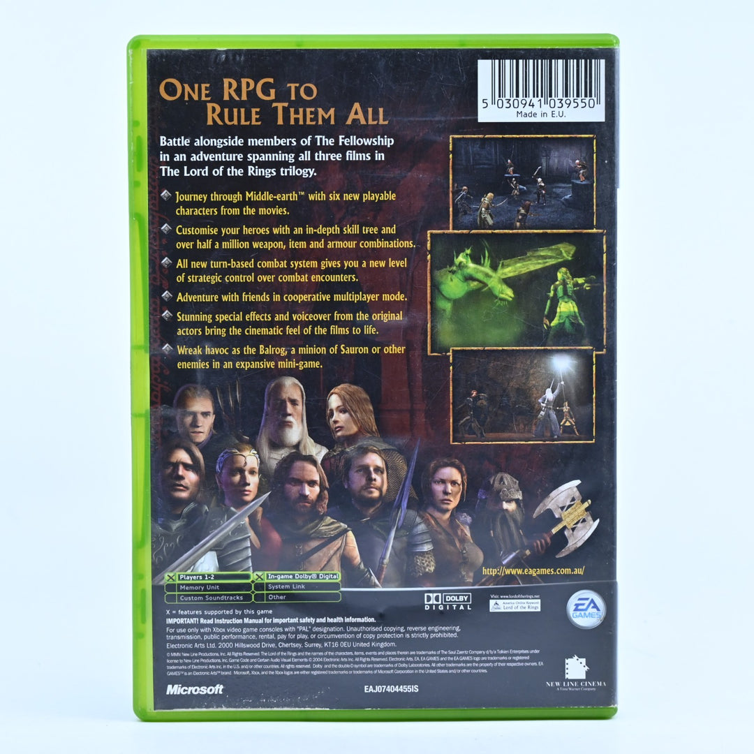 The Lord of the Rings: The Third Age - Original Xbox Game - No Manual - PAL