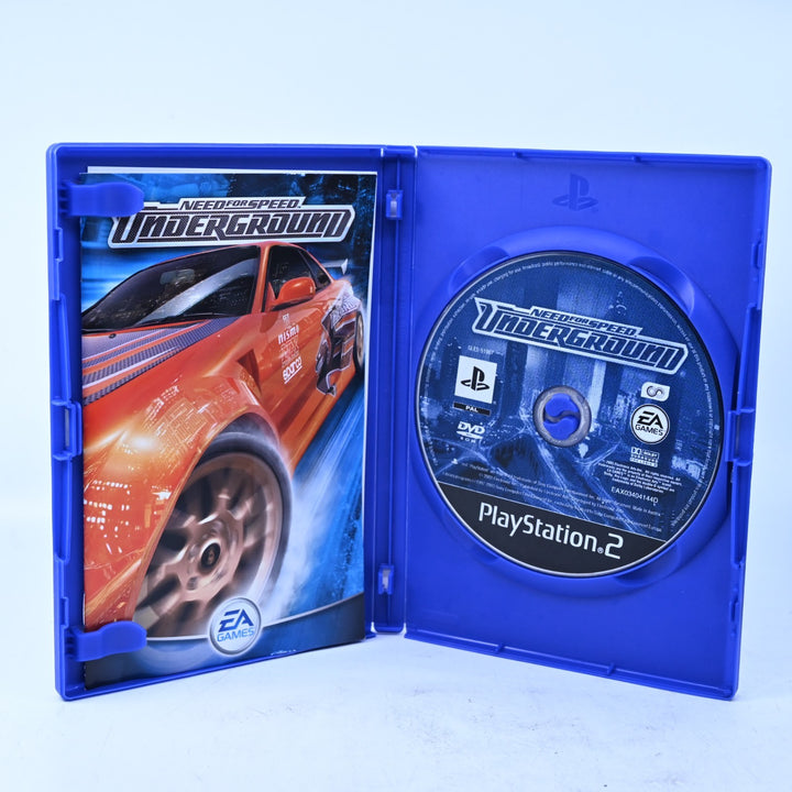 Need for Speed Underground - Sony Playstation 2 / PS2 Game + Manual - PAL