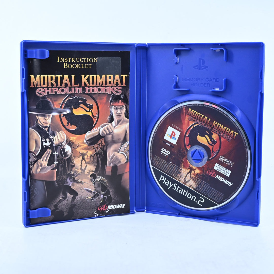 Mortal Kombat Shaolin Monks - Sony Playstation 2 / PS2 Game + Manual - PAL