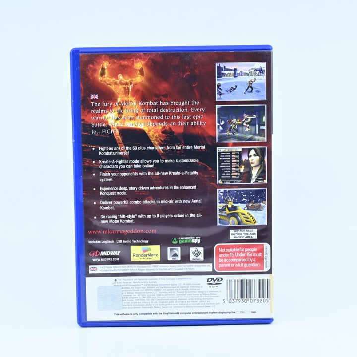 Mortal Kombat: Armageddon - Sony Playstation 2 / PS2 Game + Manual - PAL
