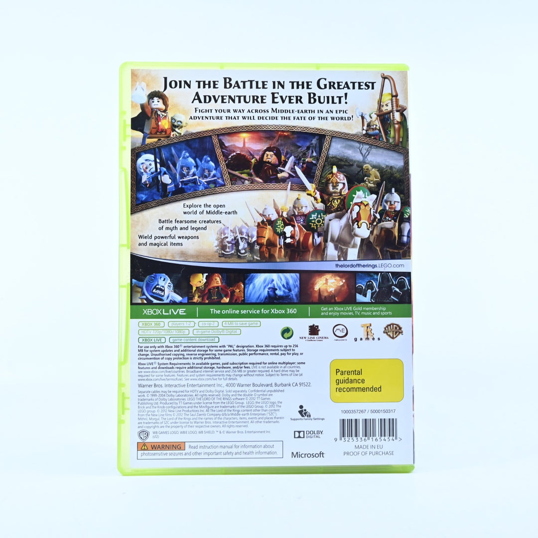 LEGO The Lord of the Rings - Xbox 360 Game + Manual - PAL - MINT DISC!