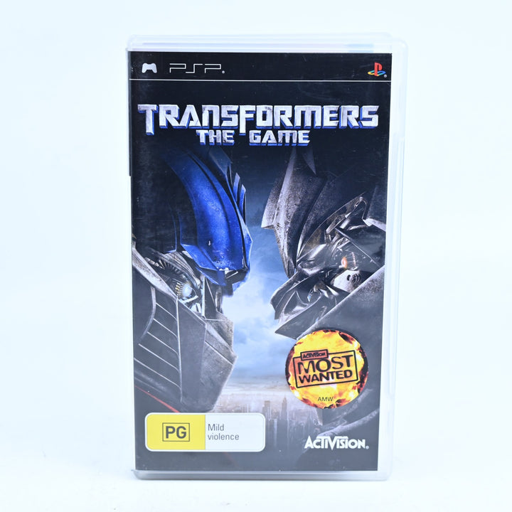 Transformers: The Game - Sony PSP Game + Manual - FREE POST!
