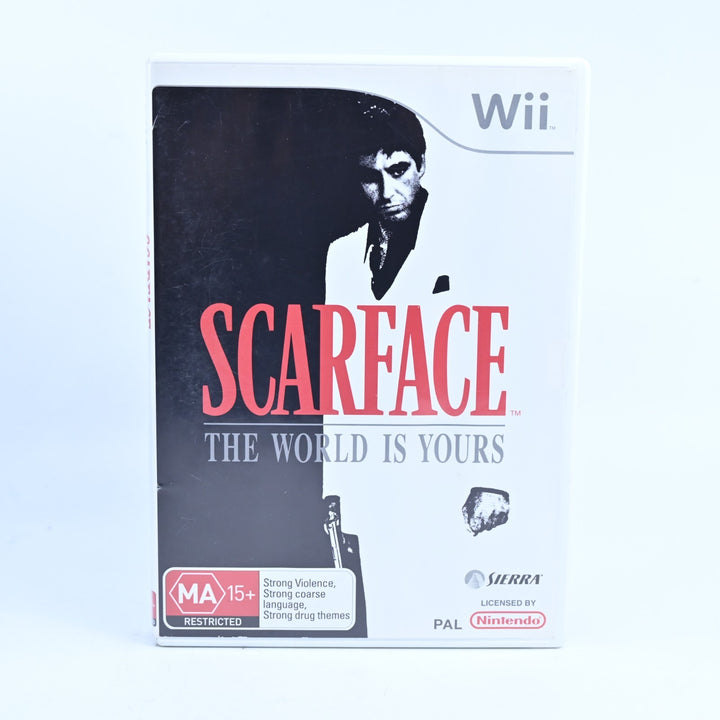LIKE NEW! Scarface: The World Is Yours - Nintendo Wii Game + Manual MINT DISC!