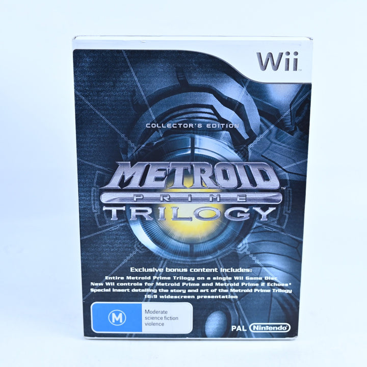 Metroid Prime Trilogy - Nintendo Wii Game + Manual - PAL - MINT DISC!