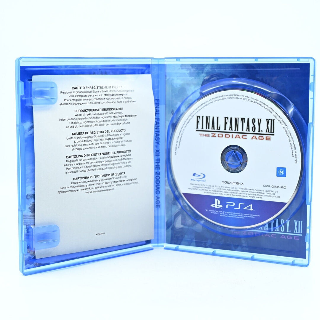 Final Fantasy XII: The Zodiac Age - Sony Playstation 4 / PS4 Game - FREE POST!