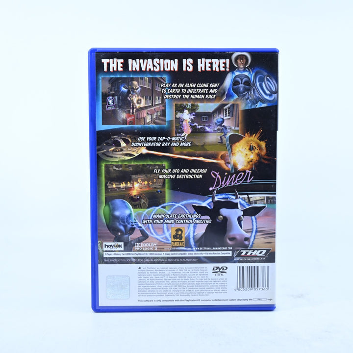 Destroy All Humans! - Sony Playstation 2 / PS2 Game + Manual - PAL