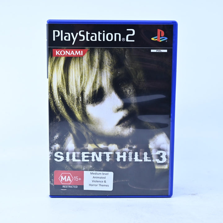 Silent Hill 3 - Sony Playstation 2 / PS2 Game + Manual - PAL - MINT DISC!