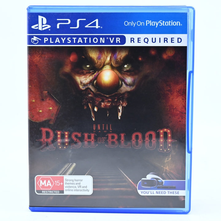 Until Dawn: Rush of Blood - Sony Playstation 4 / PS4 Game - FREE POST!