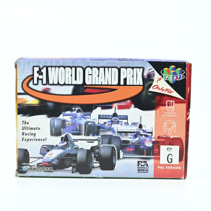 F-1 World Grand Prix - N64 / Nintendo 64 Boxed Game - PAL - FREE POST!