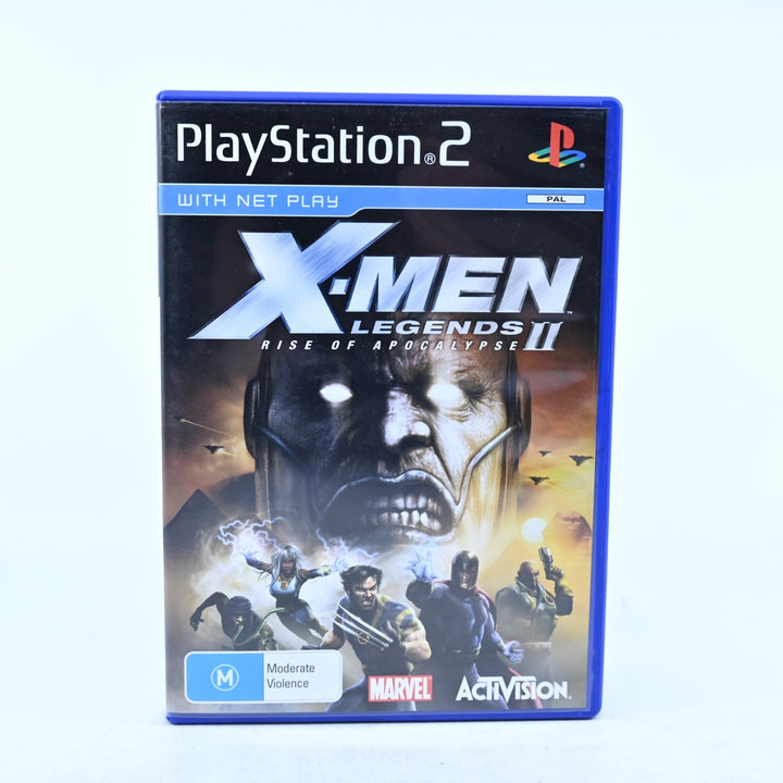 X-Men Legends II: Rise of Apocalypse - Sony Playstation 2 / PS2 Game + Manual