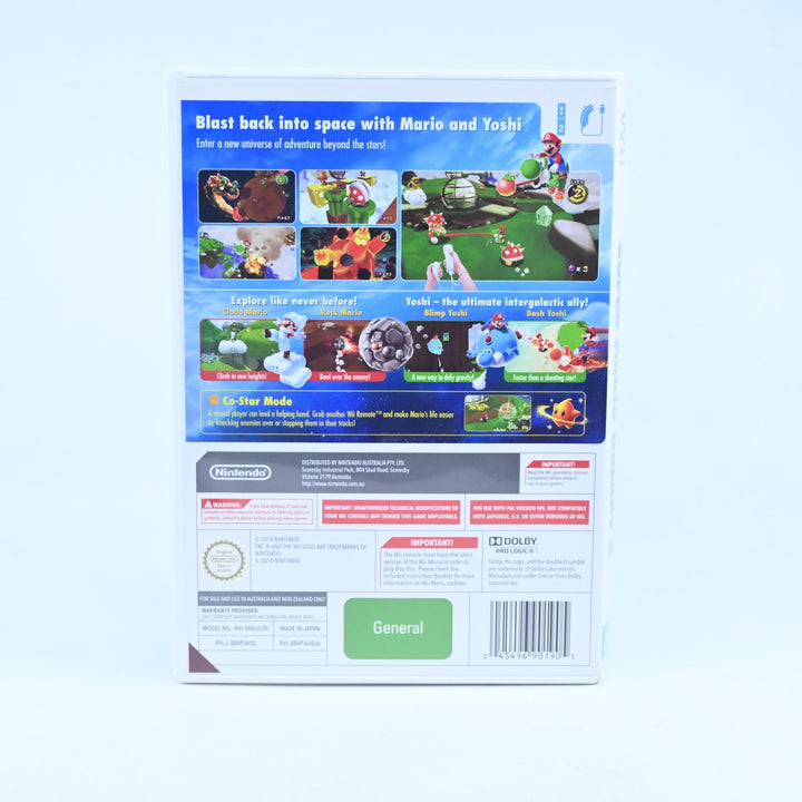 Super Mario Galaxy 2 + Tutorial Disc - Nintendo Wii Game + Manual - PAL