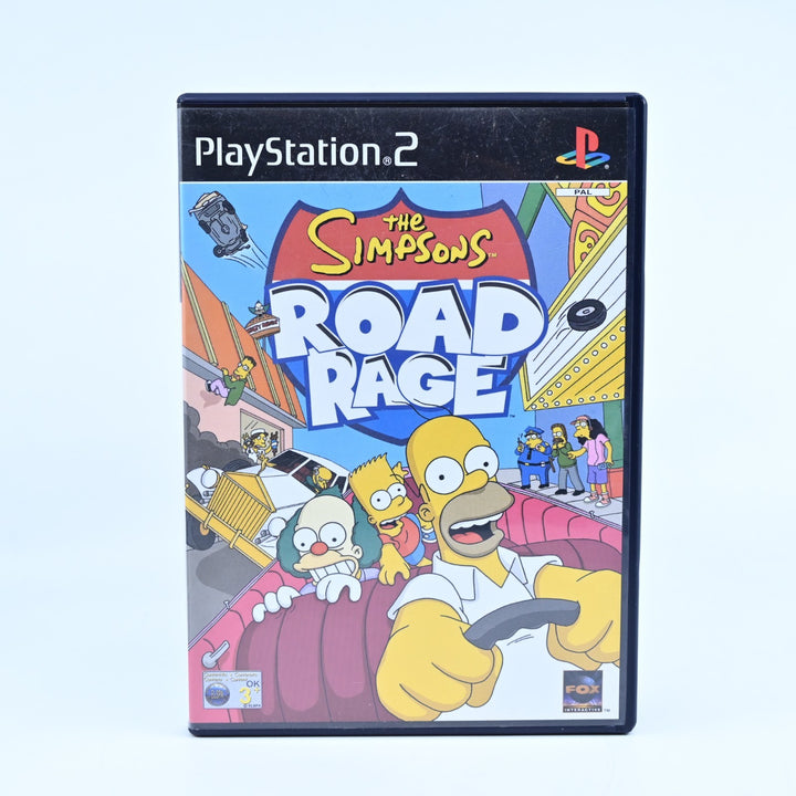 The Simpsons: Road Rage - Sony Playstation 2 / PS2 Game + Manual - MINT DISC!