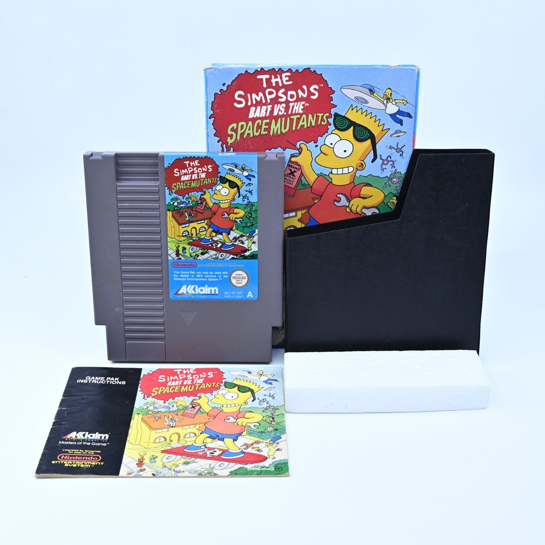 The Simpsons Bart Vs The Space Mutants - NES Boxed Game - PAL - FREE POST!