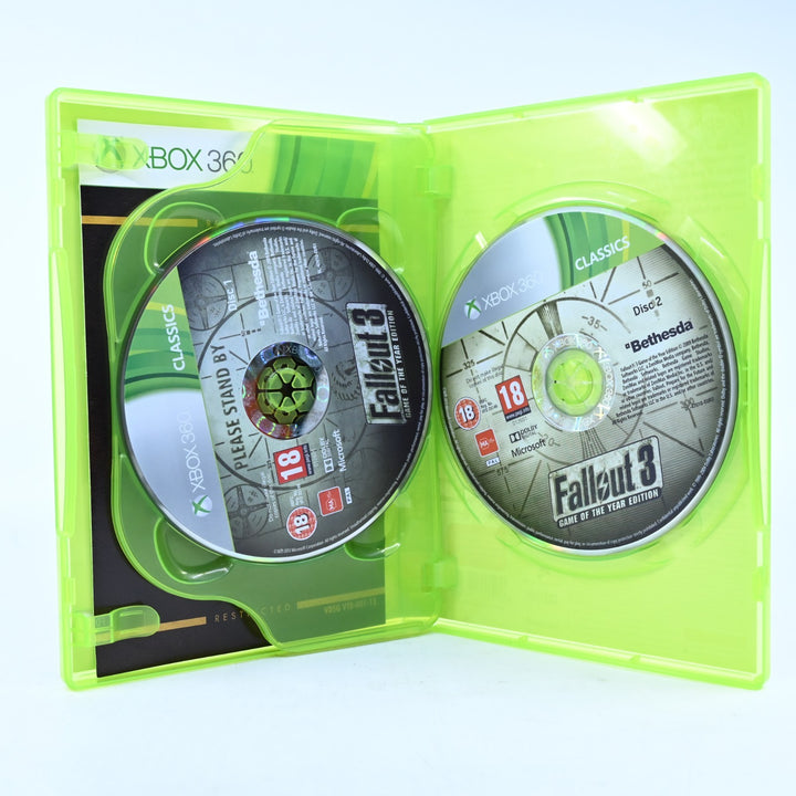 Fallout 3 GOTY Edition - Xbox 360 Game + Manual - PAL - MINT DISC!