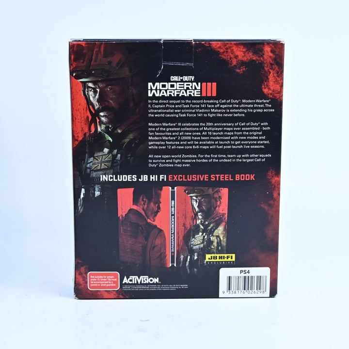 Call of Duty: Modern Warfare III SteelBook Edition - Sony Playstation 4 PS4 Game