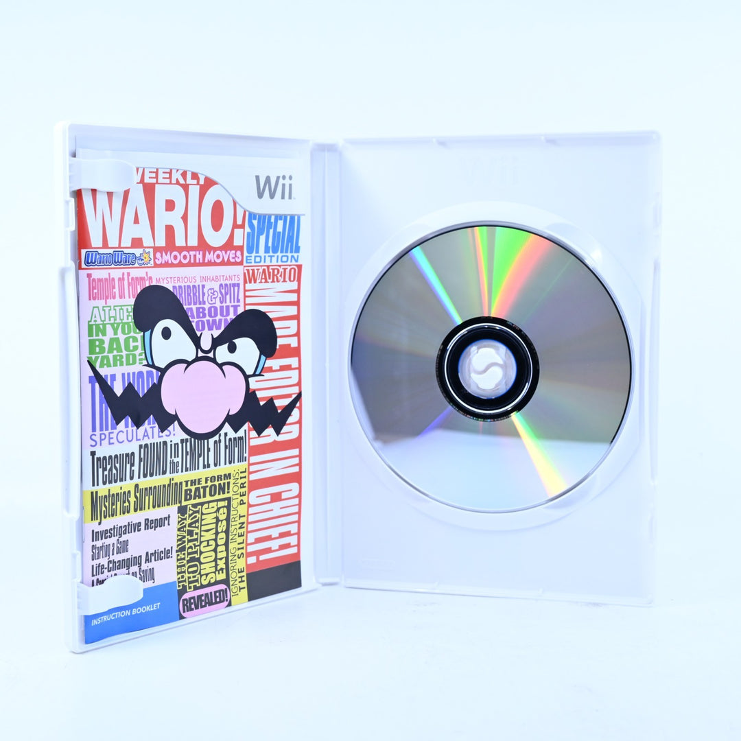 Wario Ware: Smooth Moves - Nintendo Wii Game + Manual - PAL - MINT DISC!