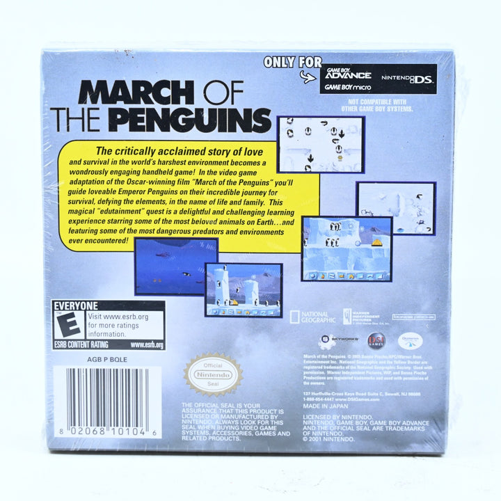 SEALED! March Of The Penguins - Nintendo Gameboy Advance / GBA Boxed Game - PAL
