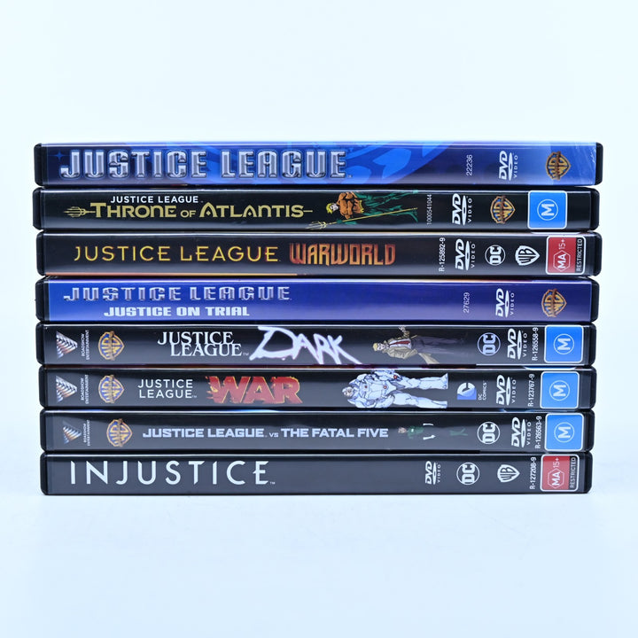 Justice League Movie Collection - DC Bulk Lot - Regions 1 & 4 - DVD