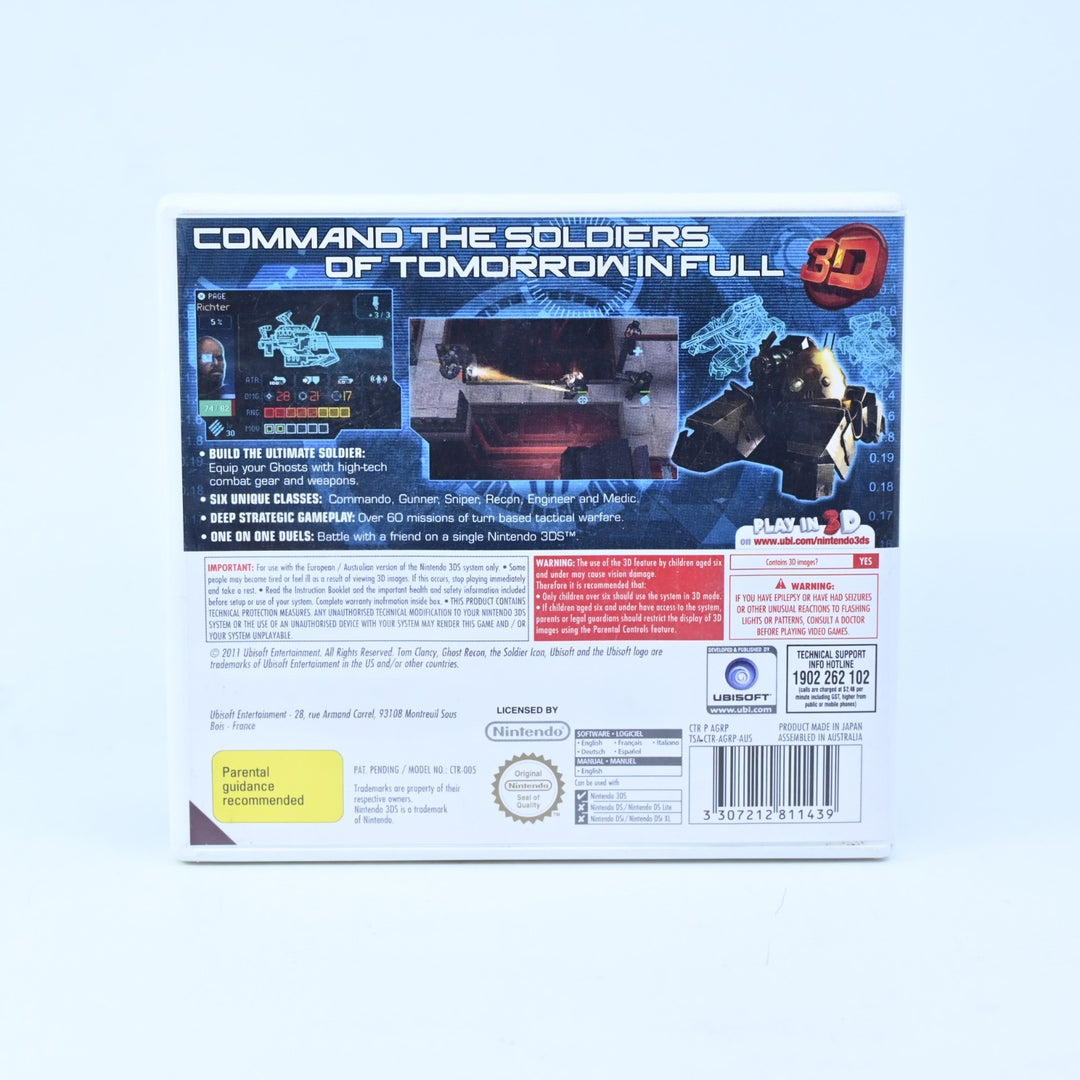 Tom Clancy's Ghost Recon: Shadow Wars - Nintendo 3DS Game - PAL + Manual