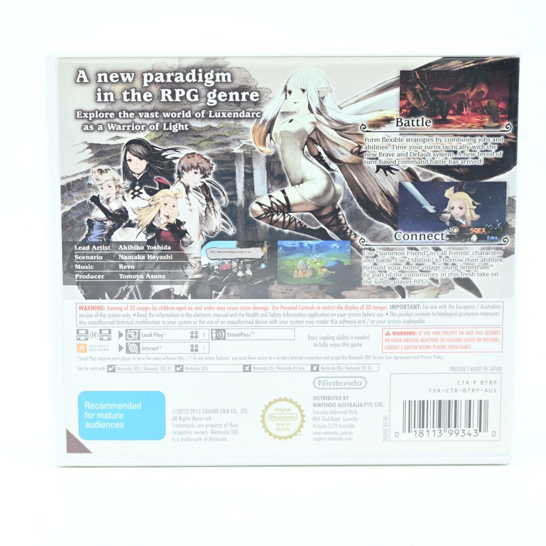 Bravely Default - Nintendo 3DS Game - PAL - FREE POST!