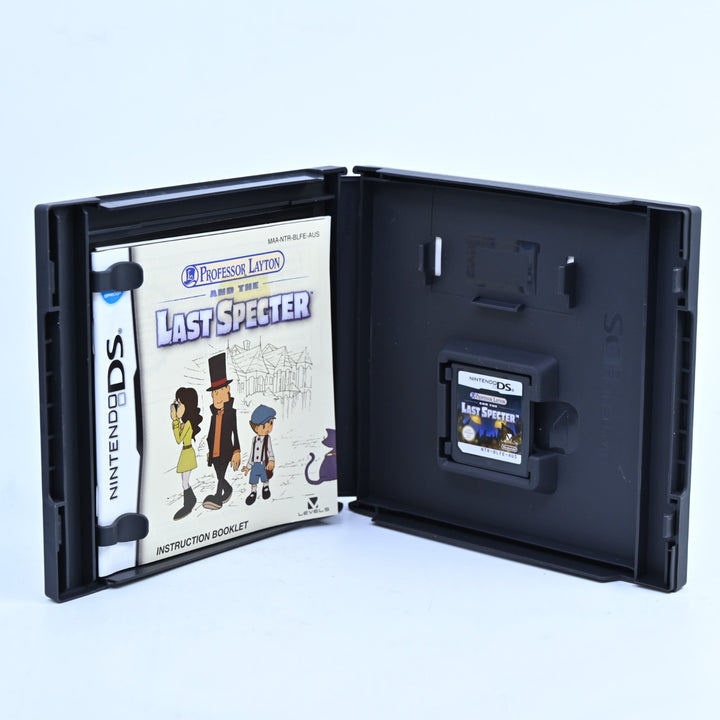 Professor Layton and the Last Specter - Nintendo DS Game - PAL + Manual