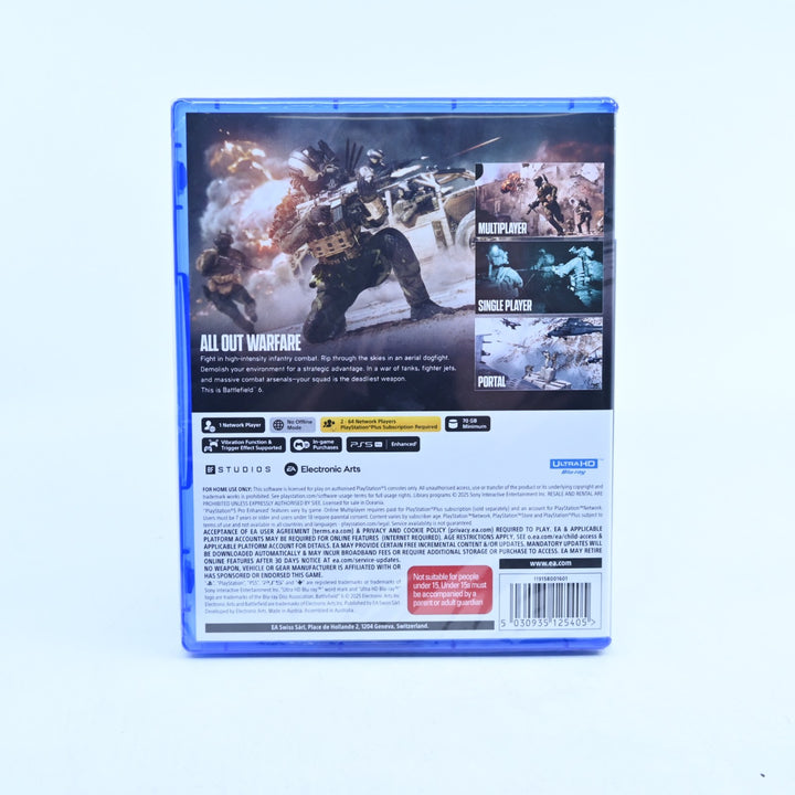 Battlefield 6 - Sony Playstation 5 / PS5 Game - SEALED!