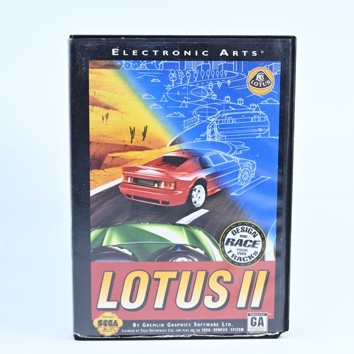 Lotus II - Sega Mega Drive Game - No Manual - PAL - FREE POST!