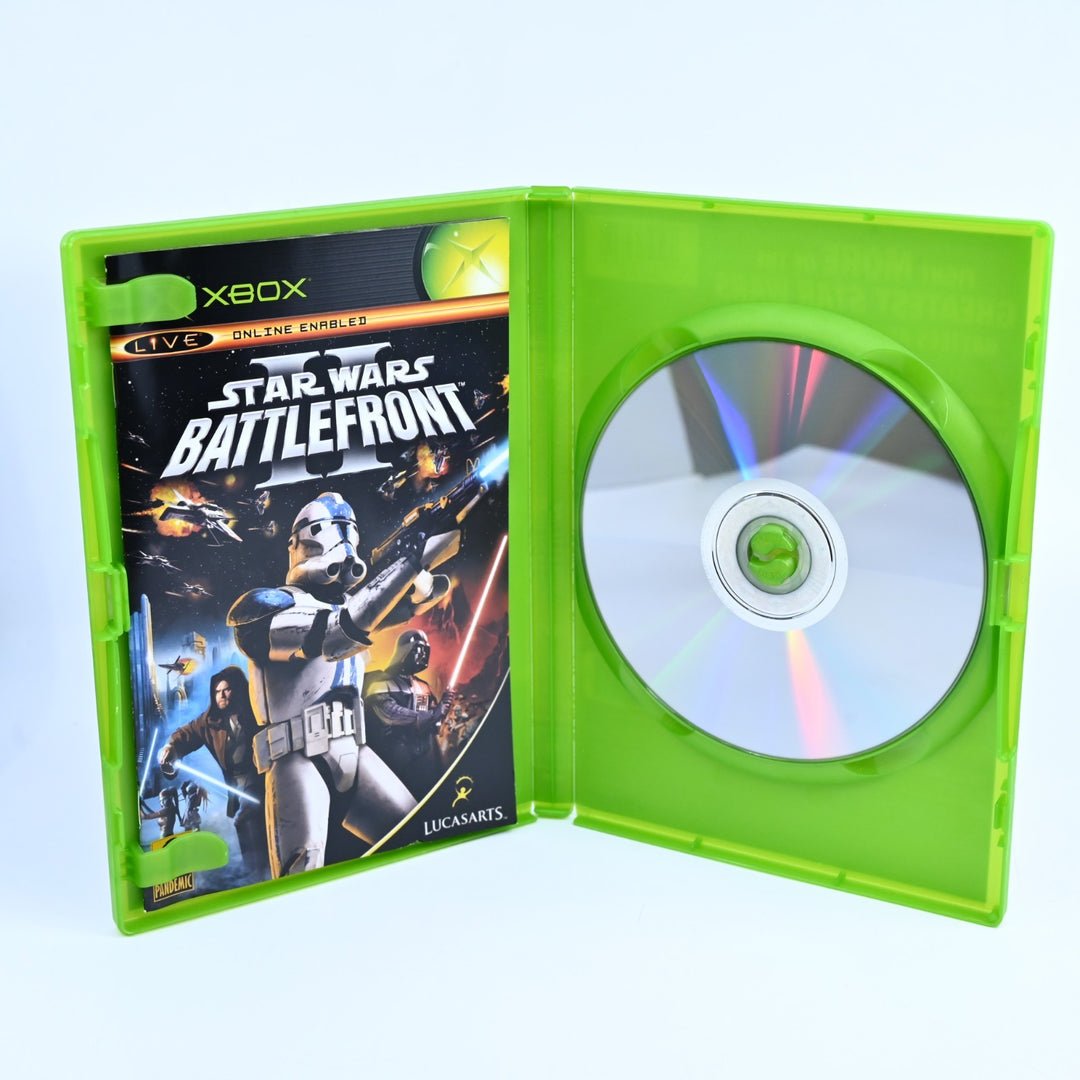 Star Wars: Battlefront II - Original Xbox Game + Manual - PAL - MINT DISC!