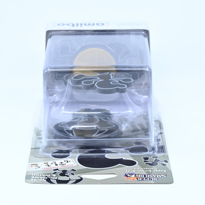SEALED! Mr. GAME & WATCH Amiibo No. 45 - Super Smash Bros. - Toy