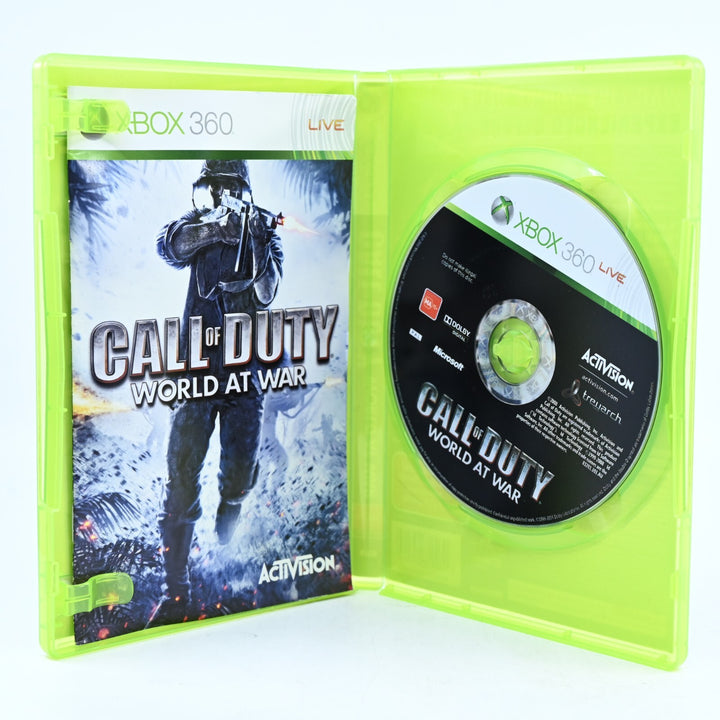 Call of Duty: World at War - Xbox 360 Game + Manual - PAL - MINT DISC!