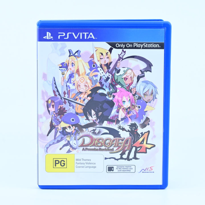 Disgaea 4: A Promise Revisited - Sony PS Vita Game - FREE POST!