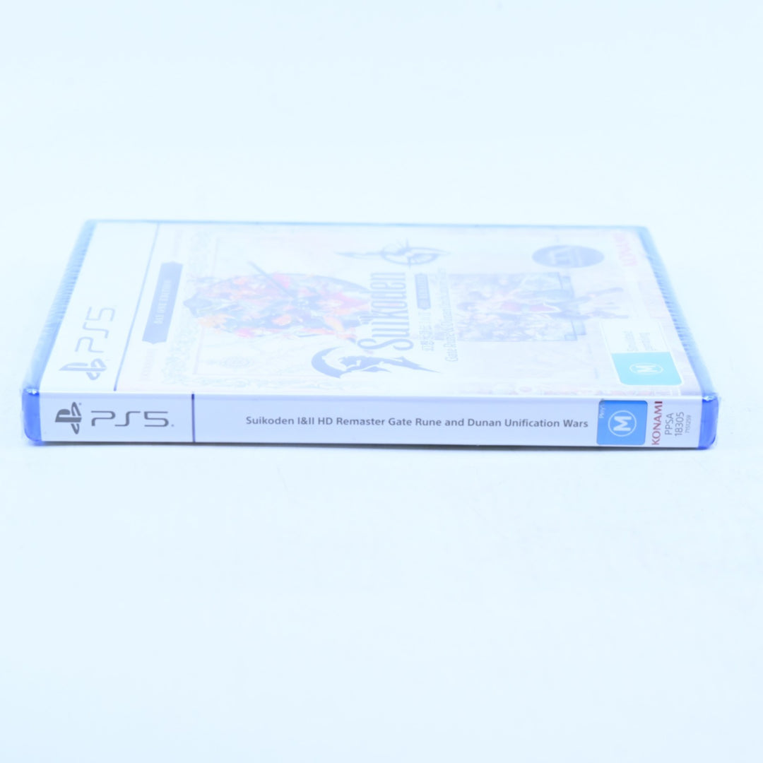 SEALED! Suikoden I&II HD Remaster Gate Rune & Dunan Unification Wars -  PS5 Game