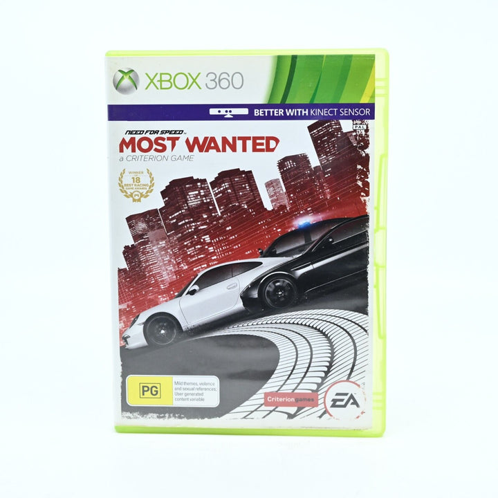 Need for Speed Most Wanted - Xbox 360 Game + Manual - PAL - MINT DISC!