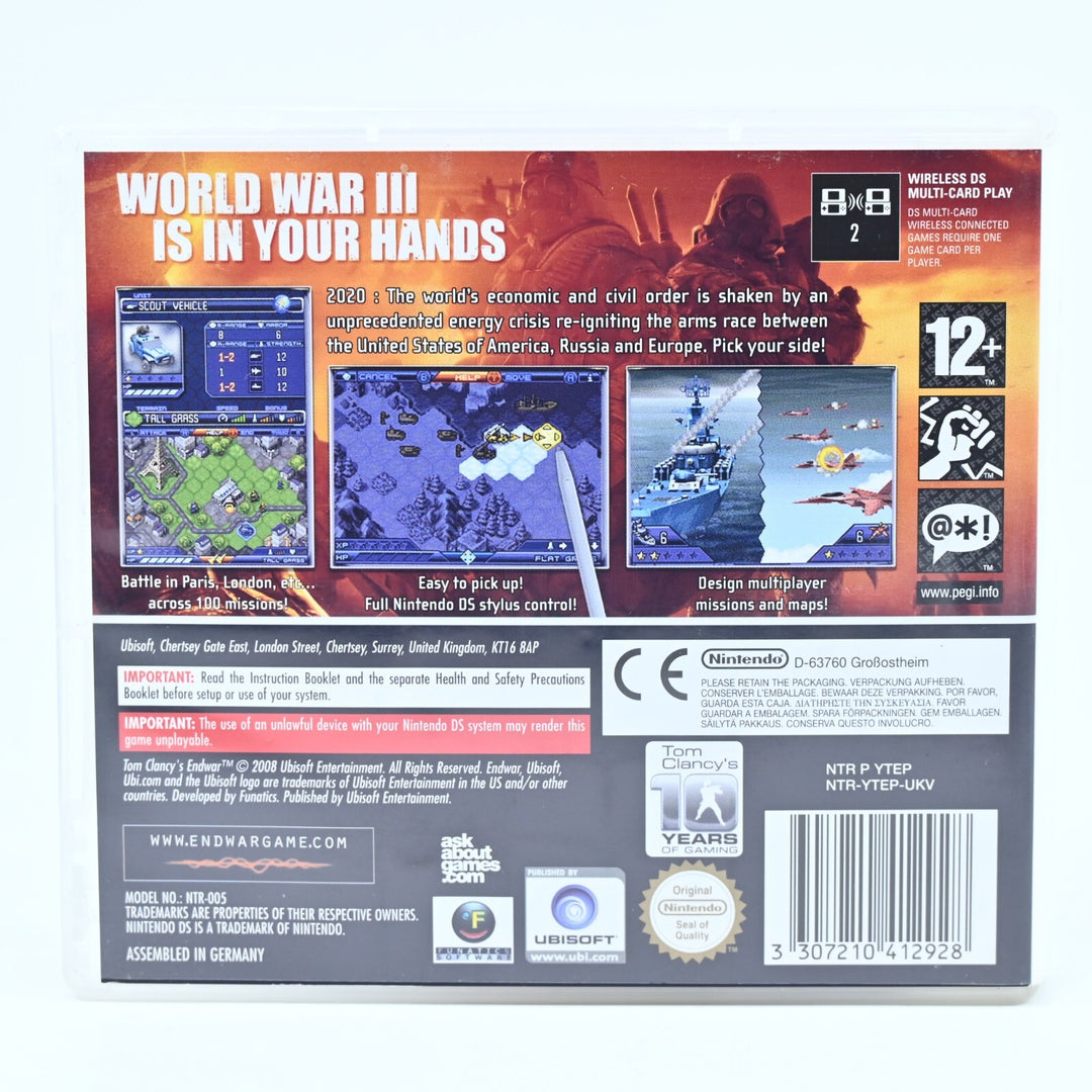 Tom Clancy's EndWar - Nintendo DS Game - PAL + Manual - FREE POST!