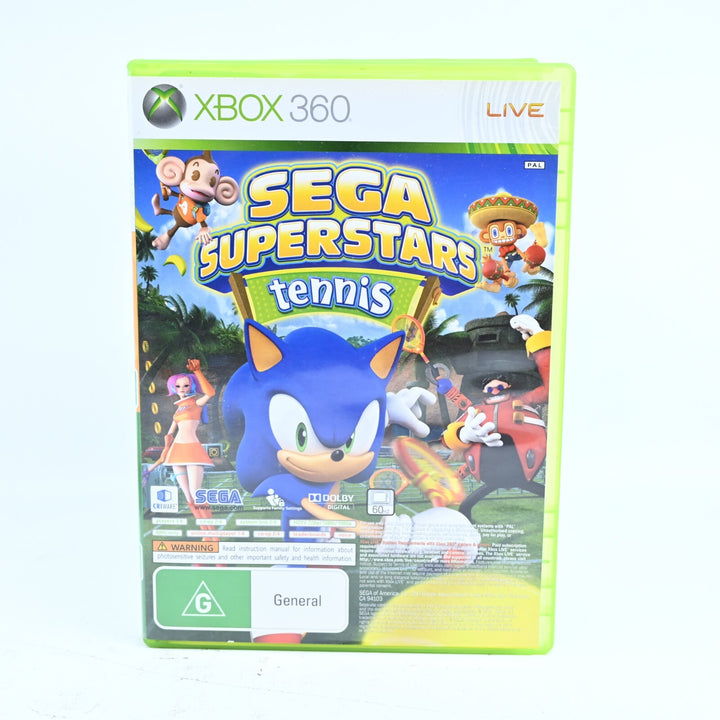 Sega Superstars Tennis Sonic &amp; Live Arcade - Xbox 360 Game + Manual - PAL