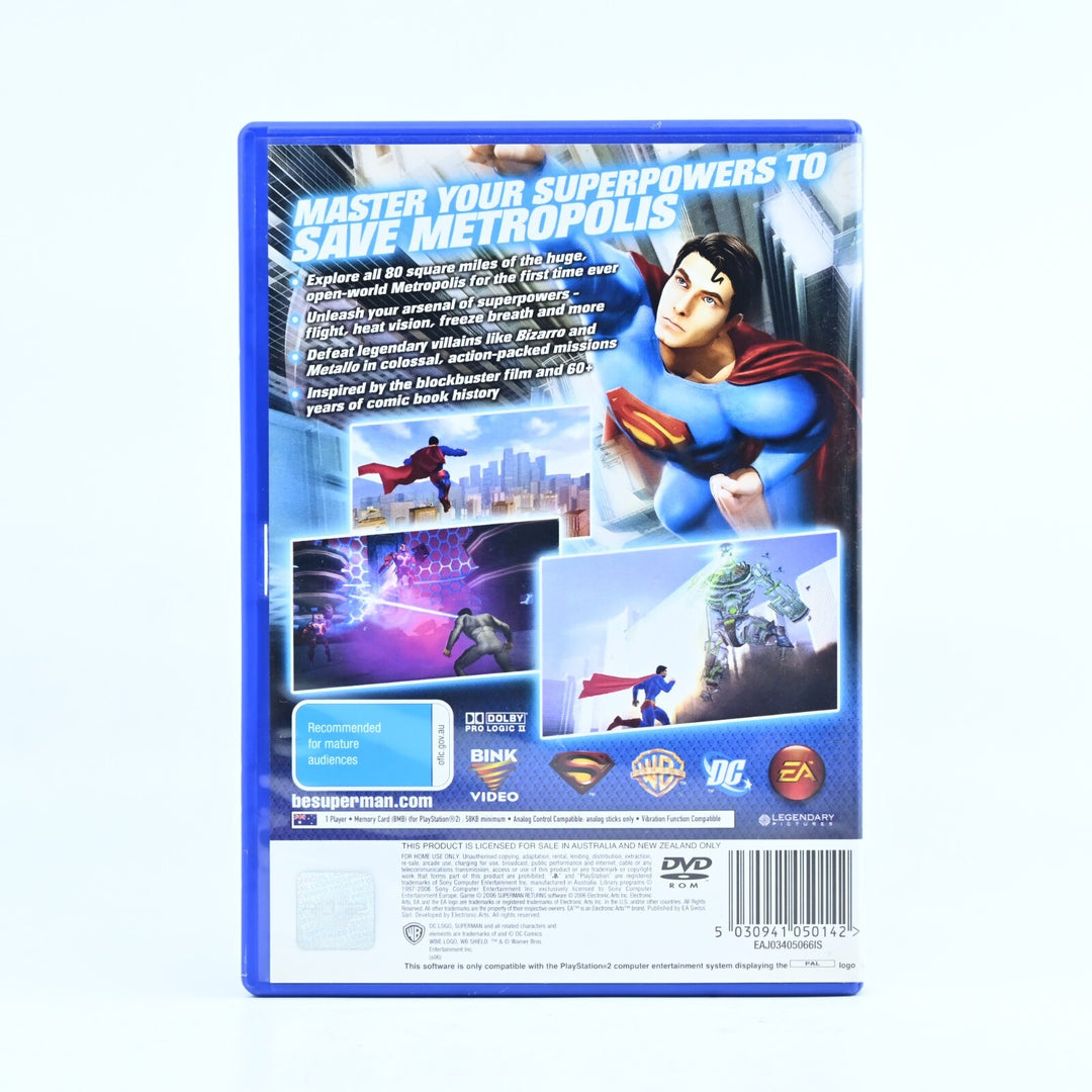 Superman Returns - Sony Playstation 2 / PS2 Game - No Manual - PAL