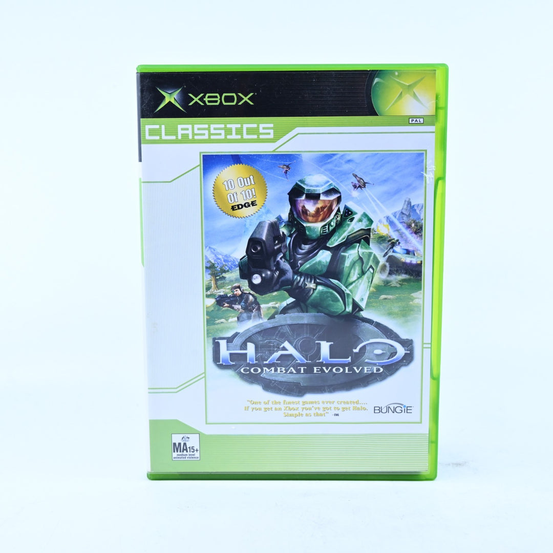 Halo: Combat Evolved - Original Xbox Game + Manual - PAL - MINT DISC!