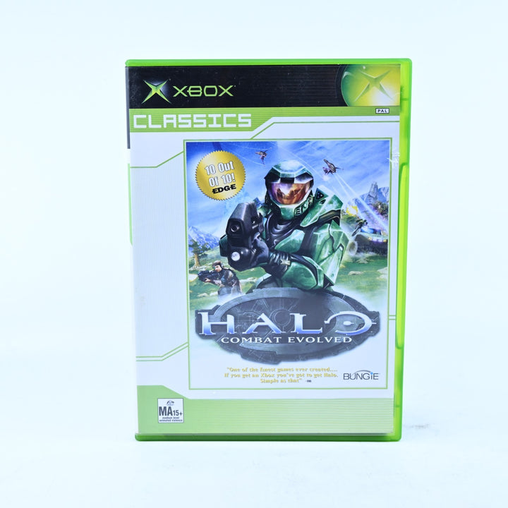 Halo: Combat Evolved - Original Xbox Game + Manual - PAL - MINT DISC!