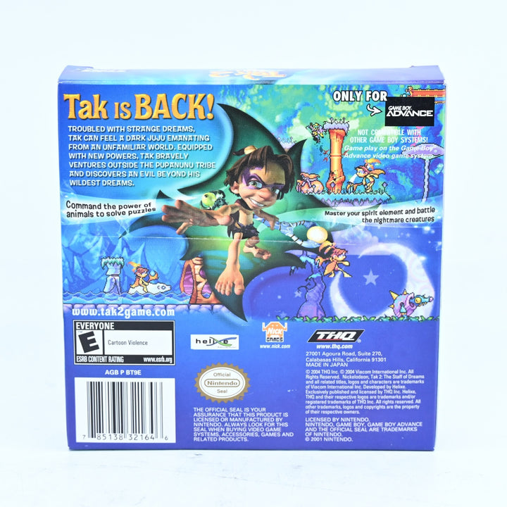 Tak 2: The Staff of Dreams - Nintendo Gameboy Advance / GBA Boxed Game