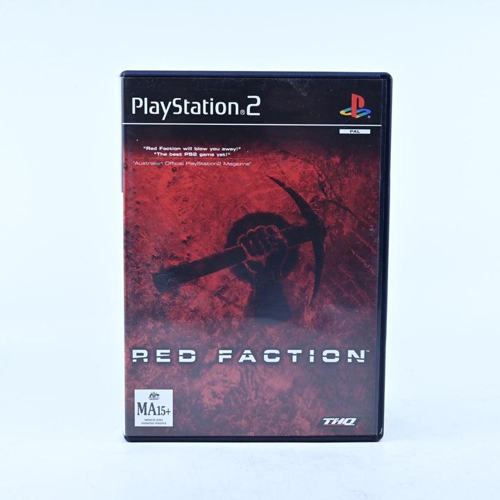 Red Faction - Sony Playstation 2 / PS2 Game + Manual - PAL - FREE POST!