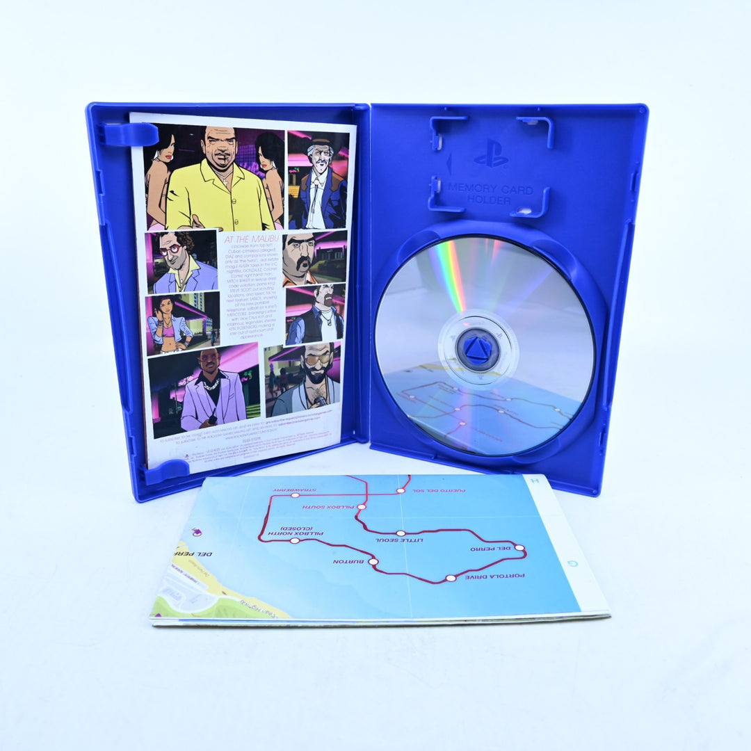Grand Theft Auto: Vice City - Sony Playstation 2 / PS2 Game + Manual + Map - PAL