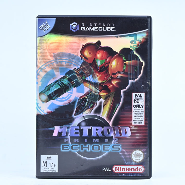 Metroid Prime 2 Echoes - Nintendo Gamecube Game + Manual - PAL - FREE POST!