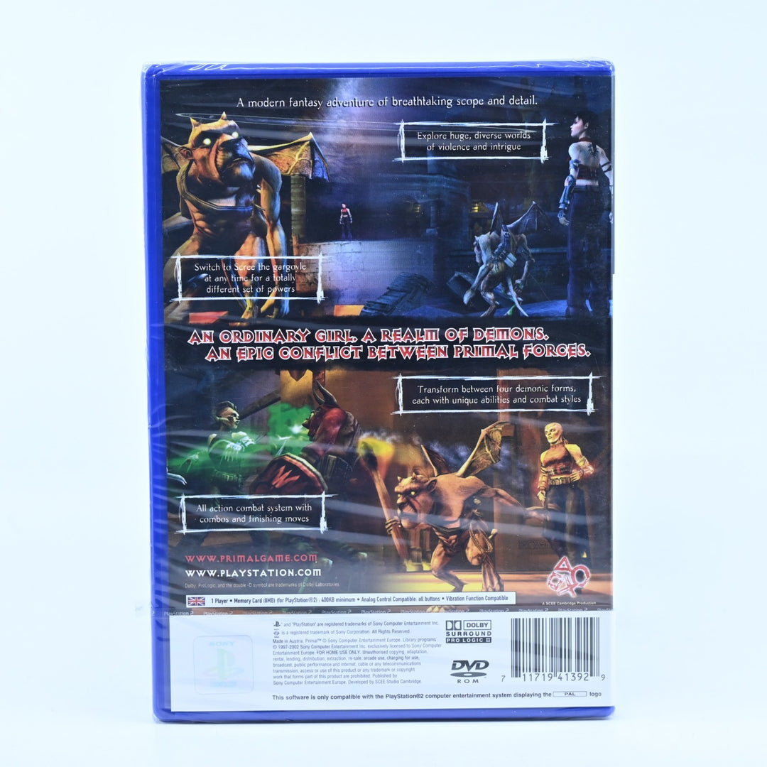 Primal - Sony Playstation 2 / PS2 Game + Manual - PAL - SEALED!